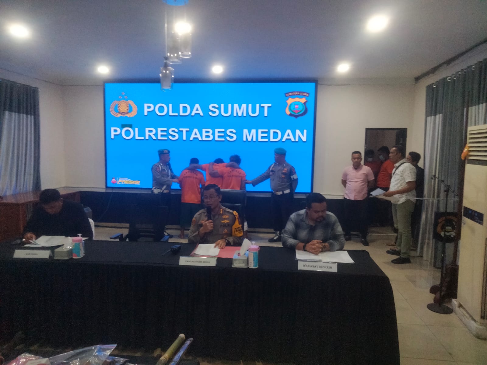 Lima Kawanan Perampok Ojol Dibekuk Polsek Percut, 3 Ditembak