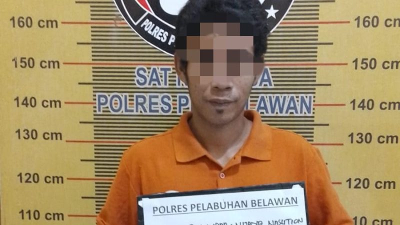 Polres Pelabuhan Belawan Sukses Tangkap 2 Pengedar Narkoba di Kota Bangun