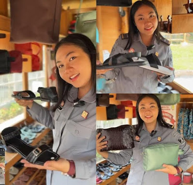 Sandal dan Tas Tangan Salah Satu Dari Program Bimbingan Manusia Mandiri Warga Binaan Rutan Kelas l Medan