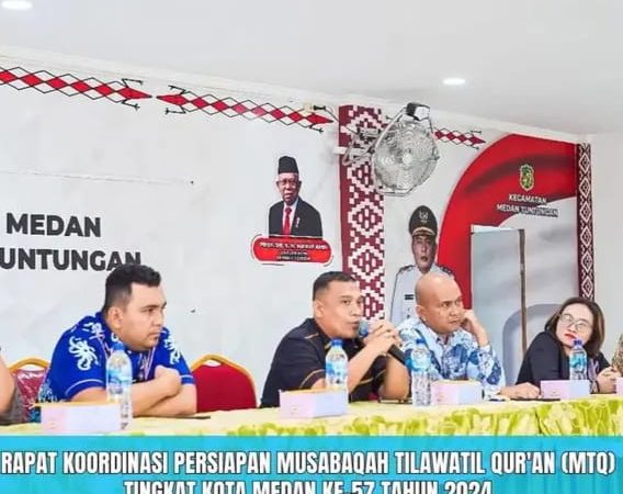 Camat Medan Selayang, Muhammad Husnul Hafiz Rambe, S.STP., M.AP hadir dalam kegiatan Rapat Koordinasi