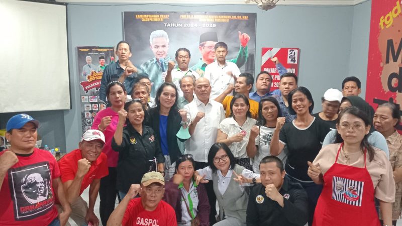 Nikson Nababan Kumpulkan 35 Relawan di Medan