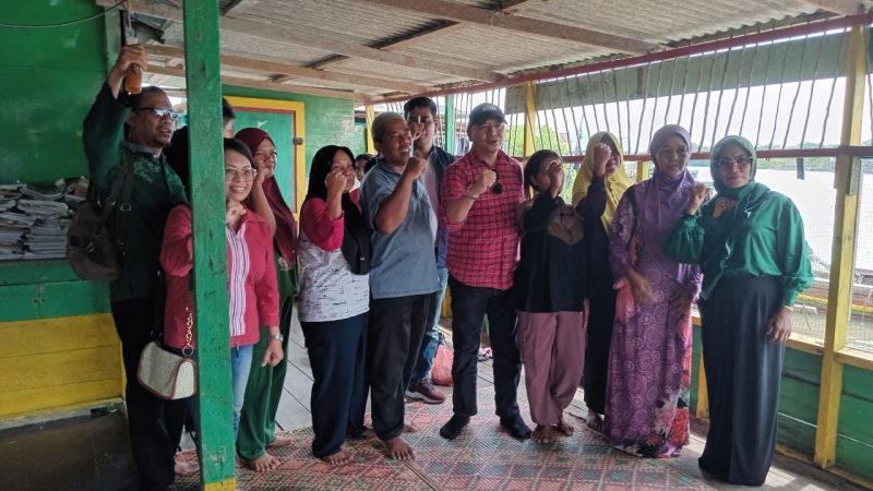 Nikson Nababan Blusukan ke Kampung Nelayan Seberang Belawan