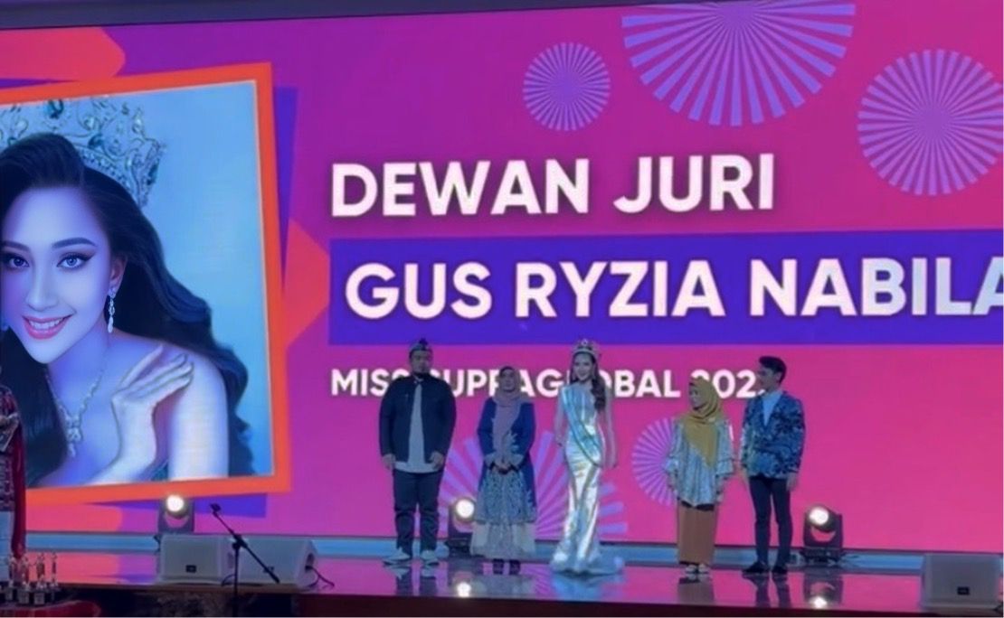 Ryzia Nabila Sitorus Winner Miss Supraglobal International Menjadi Juri Duta Muda Indonesia