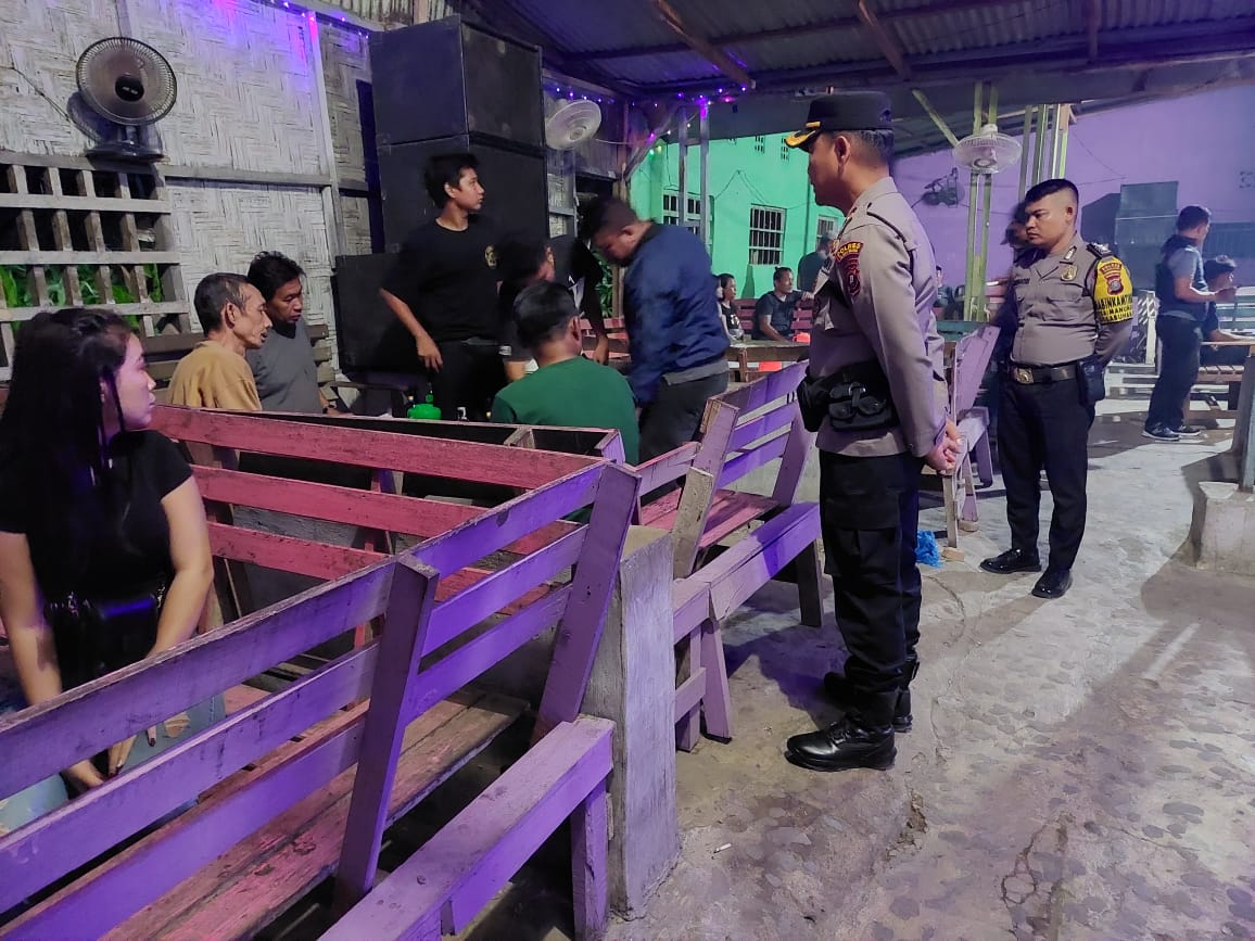 Polsek Medan Labuhan Gelar Razia Narkoba di Cafe Pasar 9 Desa Manunggal