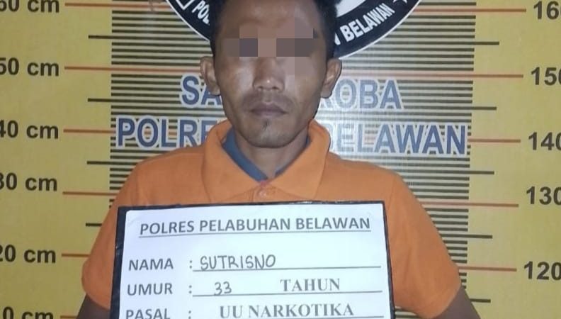Sat Narkoba Polres Pelabuhan Belawan Sukses Tangkap Dua Tersangka Narkoba di Komplek Yuka