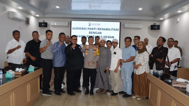 Temu Ramah Dengan Pengurus Panti Rehabilitas, Kapolrestabes Medan : Upaya Bersama Dalam Merehabilitasi Penyalahgunaan Narkoba