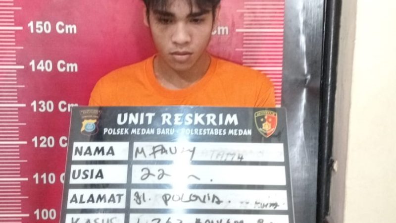 Reskrim Polsek Medan Baru Tangkap Pelaku Bongkar Rumah
