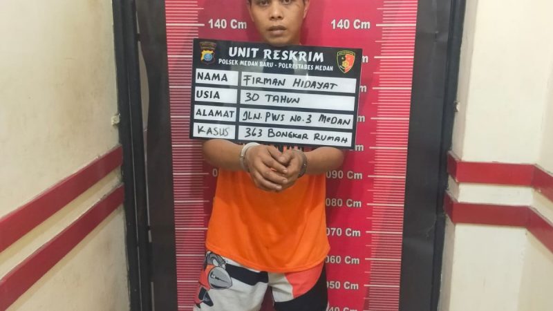Reskrim Medan Baru Tembak Kaki Spesialis Curat