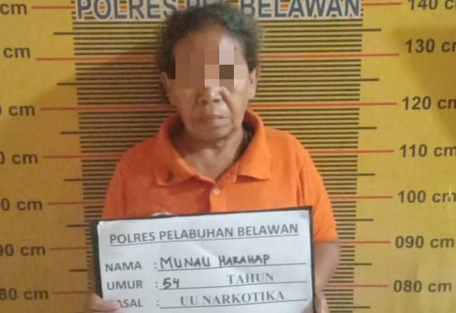 Sat Narkoba Polres Pelabuhan Belawan Berhasil Tangkap Pengedar Narkoba di Uni Kampung