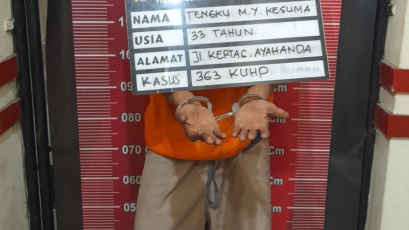 Unit Reskrim Polsek Medan Baru Tembak Kedua Kaki Pelaku TO Spesialis Curat