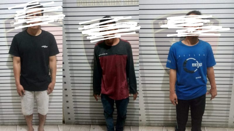 Reskrim Polsek Medan Baru Amankan 3 Begal