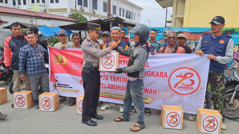 Polres Pelabuhan Belawan Gelar Bakti Sosial dan Bakti Religi Sambut Hari Bhayangkara ke-78
