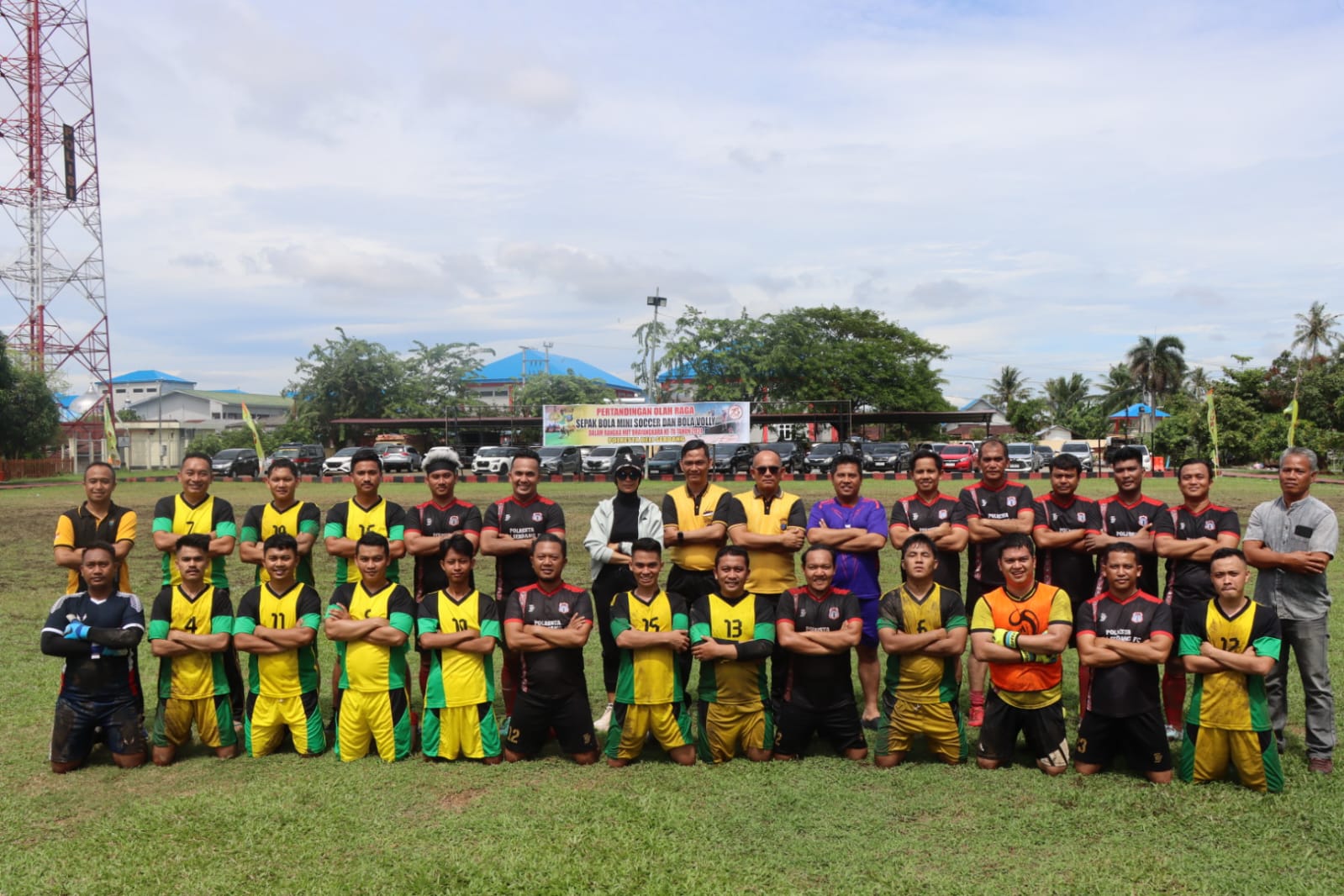 Sat Res Narkoba Polresta Deli Serdang Menangkan Pertandingan Sepak Bola Mini Soccer Dalam Rangka HUT Bhayangkara Ke-78