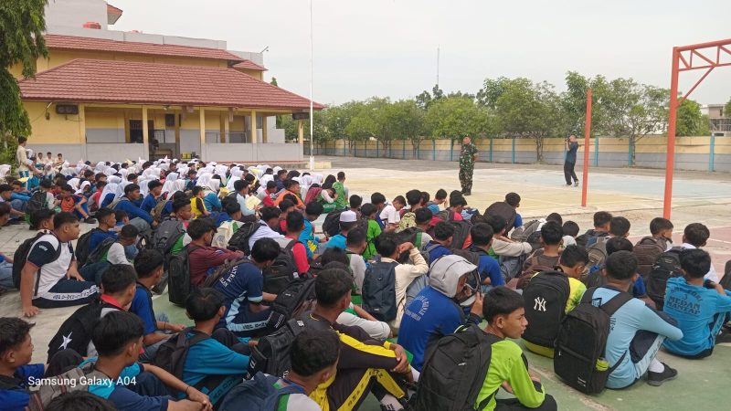 Masa Pengenalan Lingkungan Sekolah MPLS dalam kegiatan Wasbang dan kegiatan PBB