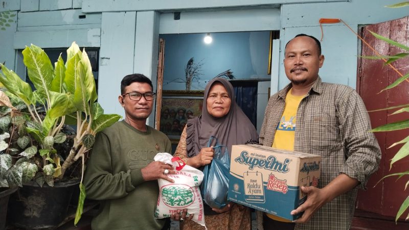 DPW FBN RI Sumut Bagikan Sembako,Hanif Adriansyah : Salah Satu Bentuk Bela Negara