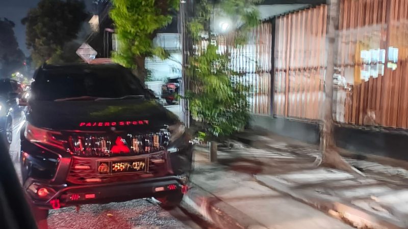 Bukan Polisi, Kok Sekjen PP Pelti Gunakan Mobil Pajero Berplat Dinas Polri?