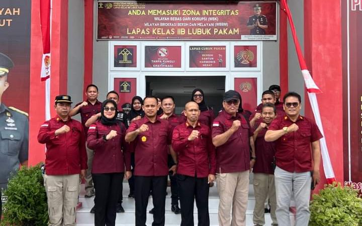 Tim Kanwil Kemenkumham Sumut Laksanakan Monitoring dan Evaluasi Layanan Pemasyarakatan di Lapas Lubuk Pakam