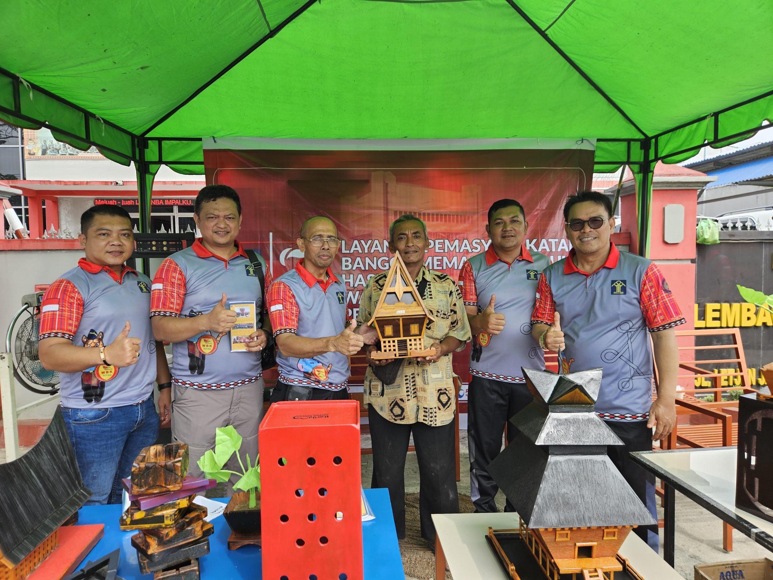 Semarakkan Hari Pengayoman ke – 79, Lapas Kelas IIA Pancur Batu Kanwil Kemenkumham Sumut Pamerkan Berbagai Hasil Karya Warga Binaan