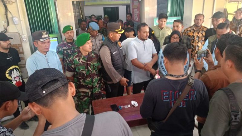 Grebek Kampung Narkoba, Polsek Medan Timur Amankan Satu Pria dan Dua IRT