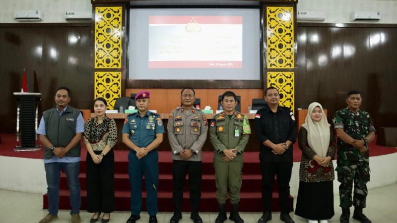 Polres Pelabuhan Belawan Gelar Rapat Koordinasi Lintas Sektoral Persiapan Operasi Mantap Praja Toba 2024