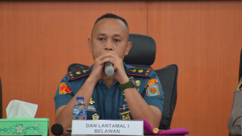 Danyonmarhanlan I Hadiri Rapat Koordinasi Lintas Sektoral Persiapan Operasi Mantap Praja Toba 2024 Di Polres Pelabuhan Belawan