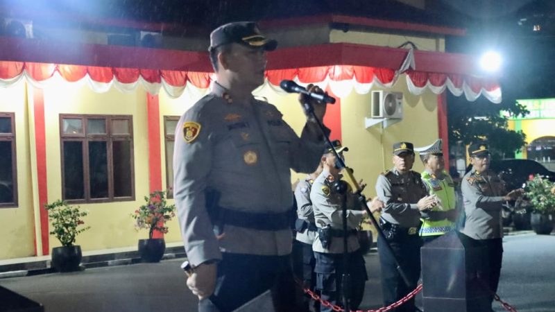 Polres Pelabuhan Belawan Gelar Apel Skala Besar untuk Pemberantasan Kejahatan Jalanan dan Cipta Kondisi Jelang Pilkada Serentak 2024