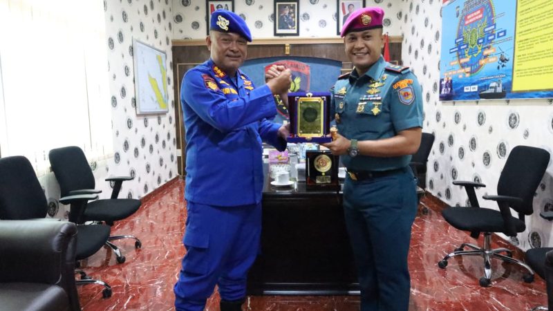 Pererat Sinergitas Danyonmarhanlan I Kunjungi Ditpolairud Polda Sumut Dan Kajari Belawan