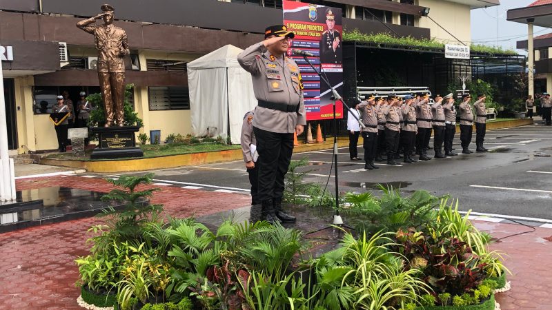 Polrestabes Medan Gelar Apel Pasukan Operasi Mantap Praja Toba 2024