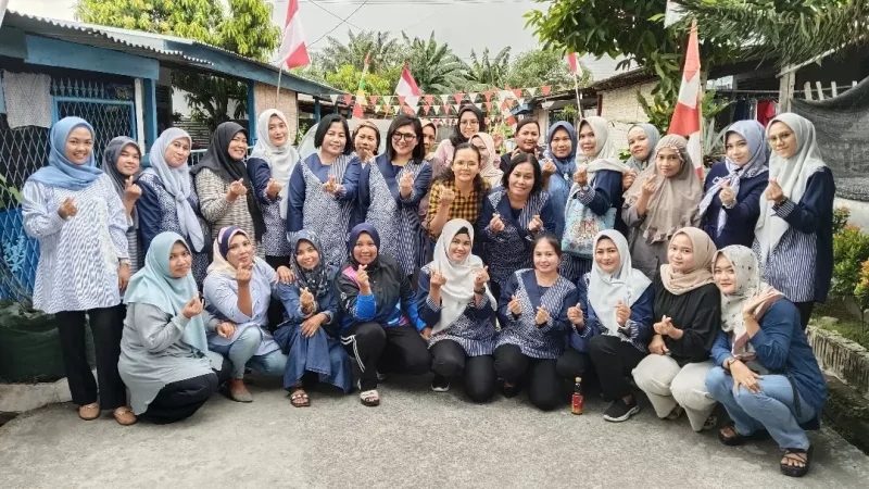 Ketua Dan Pengurus Jalasenastri Ranting B Cabang 1 Korcab Pasmar 1 Melaksanakan Giat Anjangsana