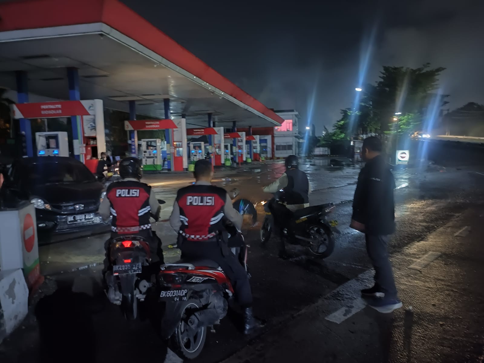 Polres Pelabuhan Belawan Tempatkan Personil Patroli di KIM untuk Cegah Balap Liar dan Kejahatan Jalanan