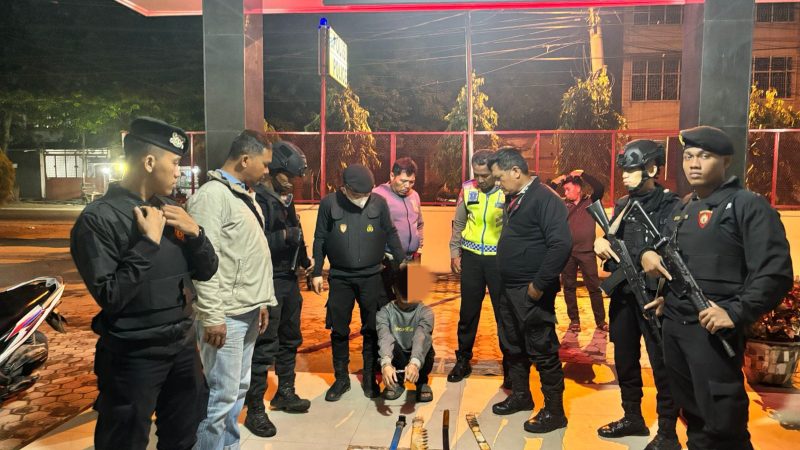 Patroli Gabungan Polres Pelabuhan Belawan Kembali Tangkap Anggota Geng Motor yang Hendak Tawuran