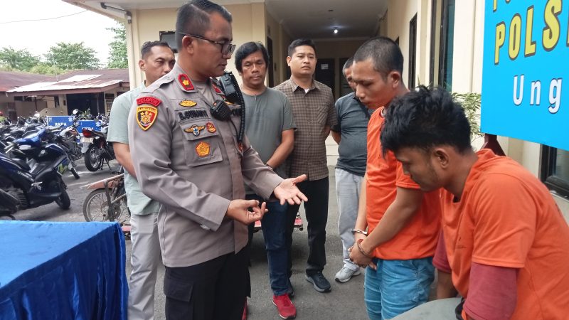 Polsek Sunggal Tembak Komplotan Becak Hantu Specialis Perampok di Desa Helvetia