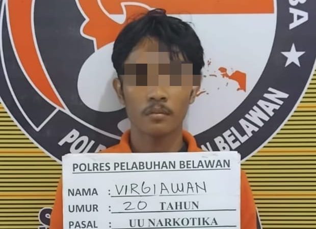 Sat Narkoba Polres Pelabuhan Belawan Tangkap Pengedar Narkoba di Hamparan Perak