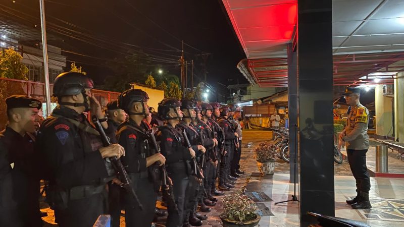 Polres Pelabuhan Belawan Gelar Patroli Gabungan Cipta Kondisi Pilkada 2024, Ratusan Personil Dikerahkan