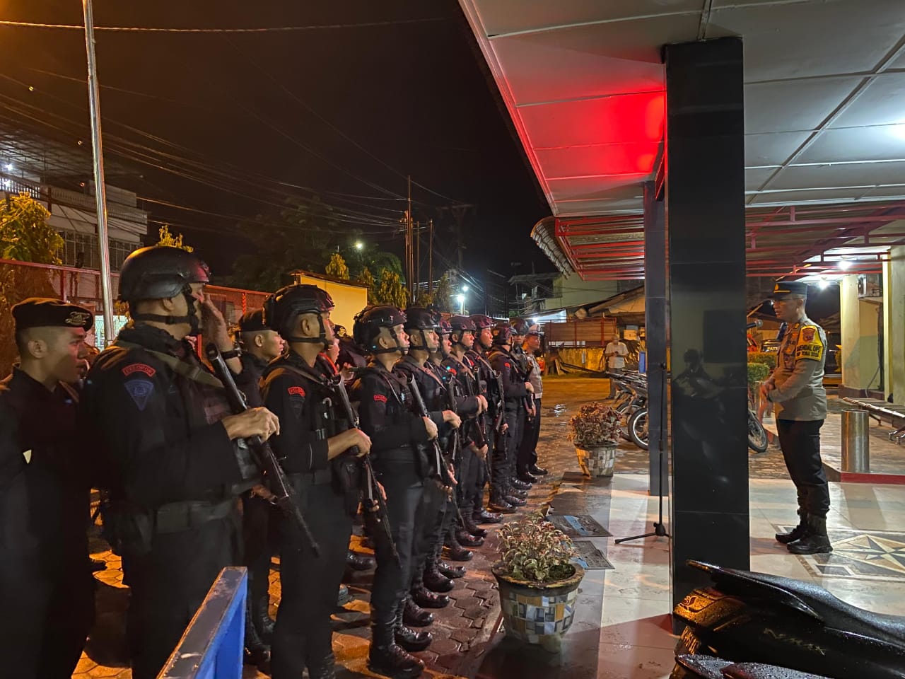 Polres Pelabuhan Belawan Gelar Patroli Gabungan Cipta Kondisi Pilkada 2024, Ratusan Personil Dikerahkan