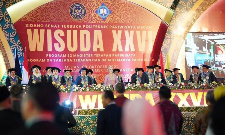 Gelar Wisuda ke-26, Poltekpar Medan Dorong Alumni Berkontribusi Majukan Pariwisata