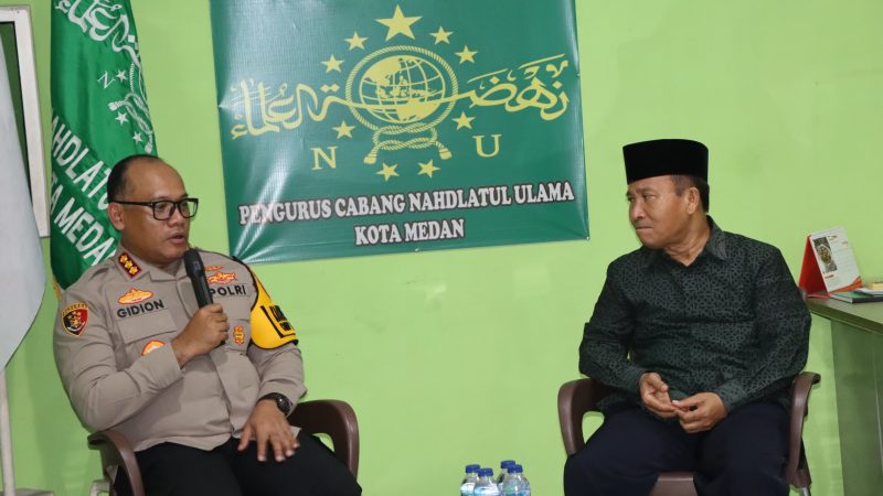 Kapolrestabes Medan KBP Gidion Arif Setyawan Lanjutkan Kunjungan Silaturahmi ke NU dan Muhammadiyah