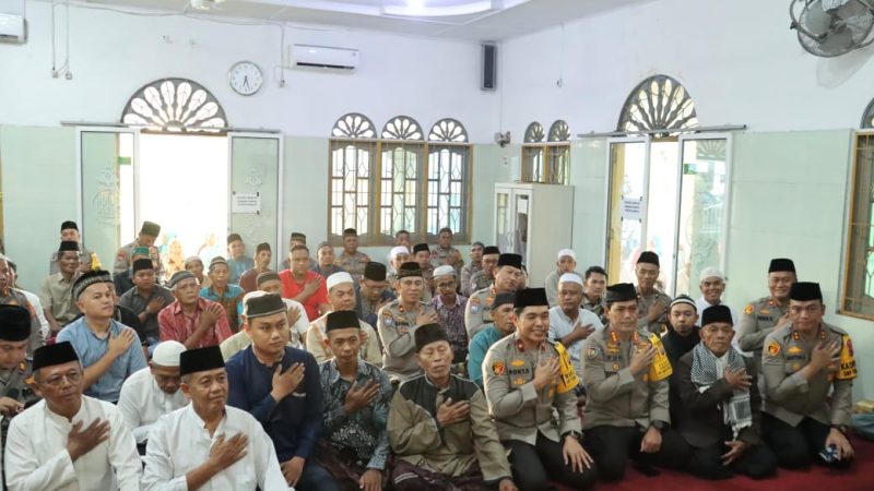 Kapolres Pelabuhan Belawan Dampingi Wakapolda Sumut dalam Subuh Keliling Cooling System Pilkada 2024