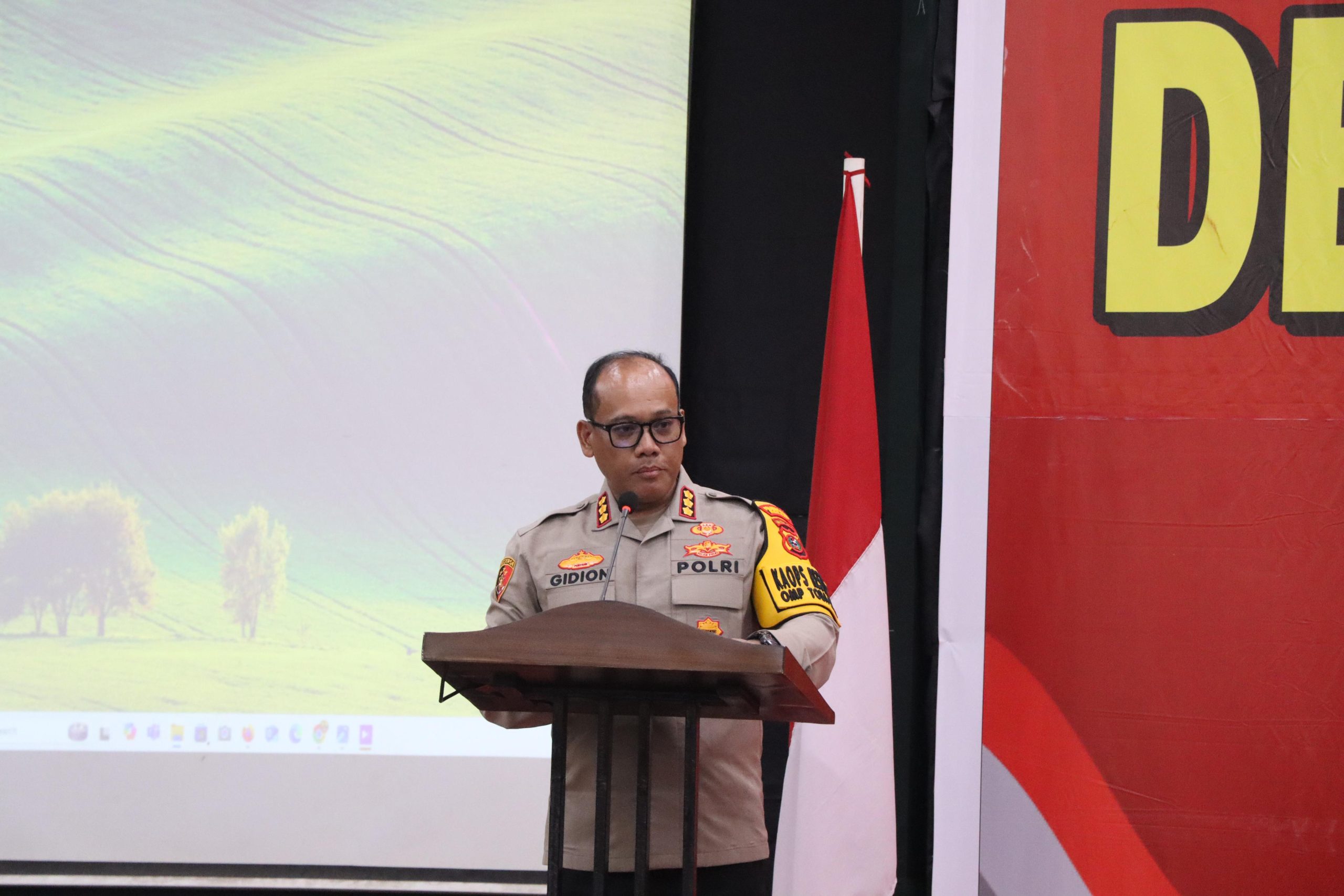 Kombes Pol Gidion Arif Setyawan Hadiri Deklarasi Pilkada Damai Kota Medan 2024