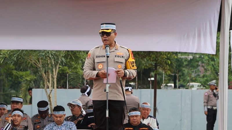 Kombes Gidion Pimpin Apel Potensi Kamtibmas: Medan Aman, Pilkada Damai Kita Punya