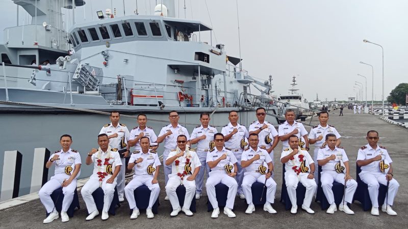 Prajurit Yonmarhanlan I Sambut kedatangan Kapal Tentara Diraja Malaysia