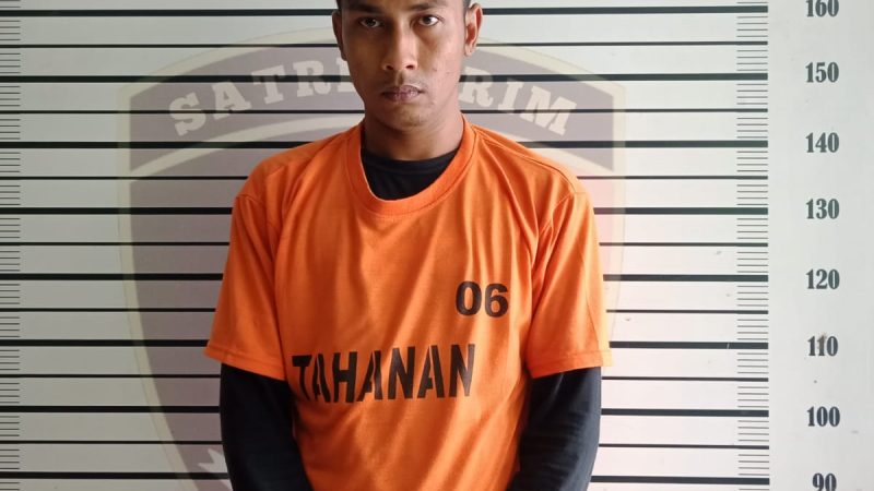 Reskrim Polsek Medan Baru Amankan Pelaku Curanmor Honda Beat di Basement Sun Plaza