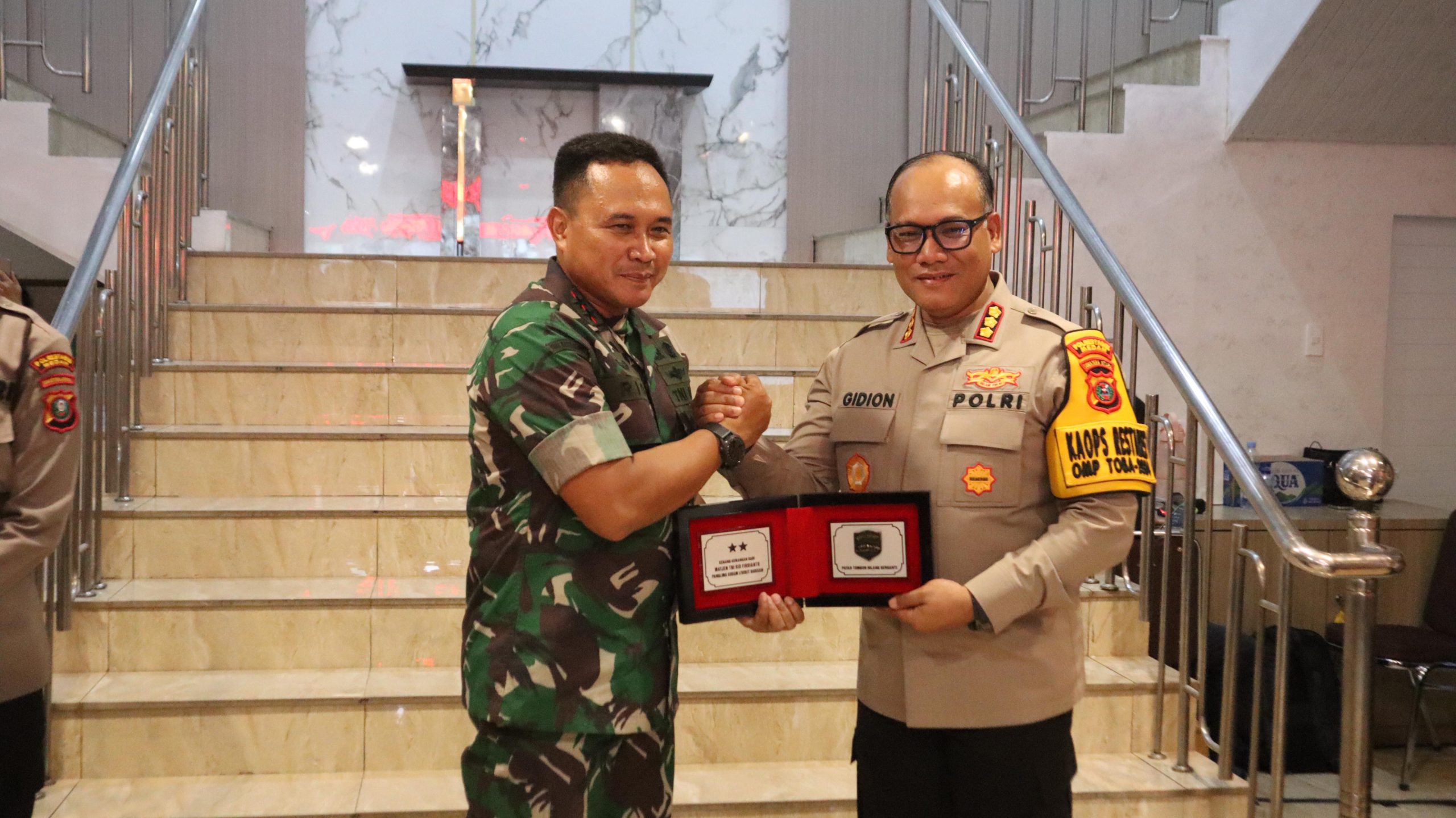 Kapolrestabes Medan Kombes Gidion Arif Terima Kunjungan Kerja Pangdam I/BB