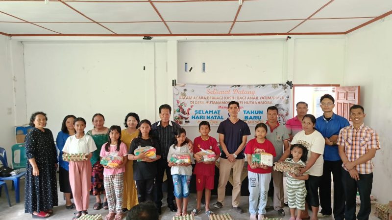 Gereja Kristen Filadelfia Indonesia (GKFI) Hutanamora Lakukan Kegiatan “Berbagi Kasih”