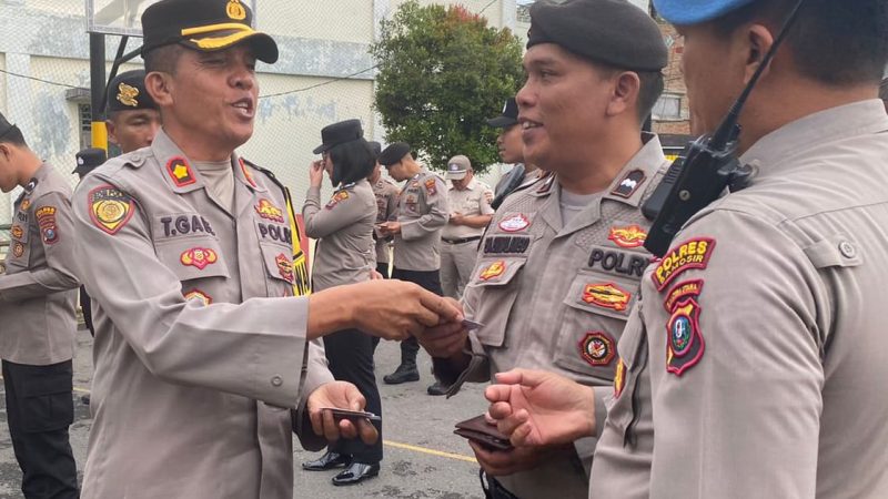 Polres Samosir Tegakkan Disiplin Dan Lakukan Pengawasan