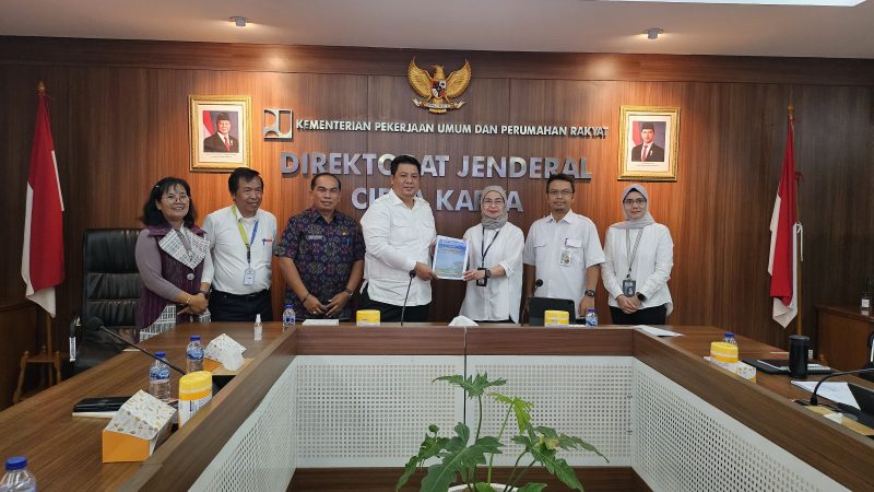 Pemkab Samosir Audiensi Dengan Dirjen Cipta Karya Kemenpu RI