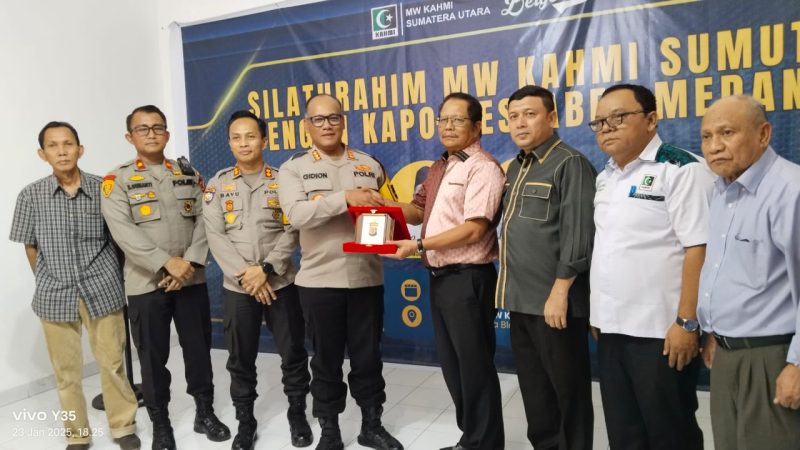 Pengurus KAHMI Sumut Sambut Antusias Silaturahmi Kapolrestabes Medan