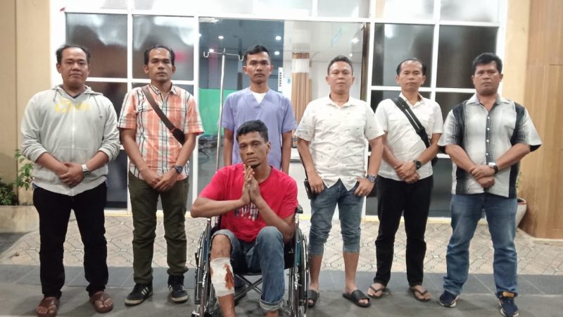 Tim Reskrim Polsek Medan Baru Tembak Pencuri Rumah Kosong