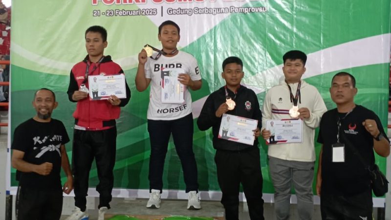 FORKI Kota Sibolga Raih Medali di Kejurda Sumut