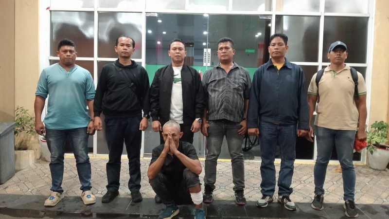 Tim Reskrim Polsek Medan Baru Tembak Kaki Pelaku Pencurian di Rumah Ibadah Viahara